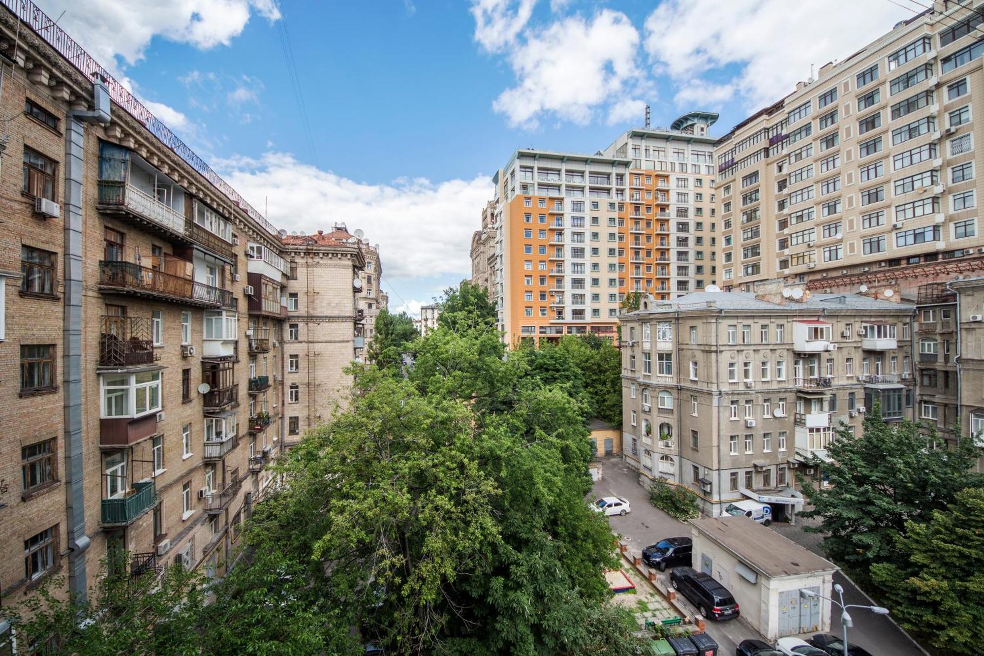 Apartments Near Parus Business Centre Kiev Exterior foto